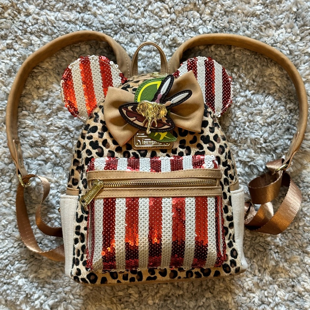 Limited Edition Minnie Mouse Main Attraction LoungeFly Backpack November